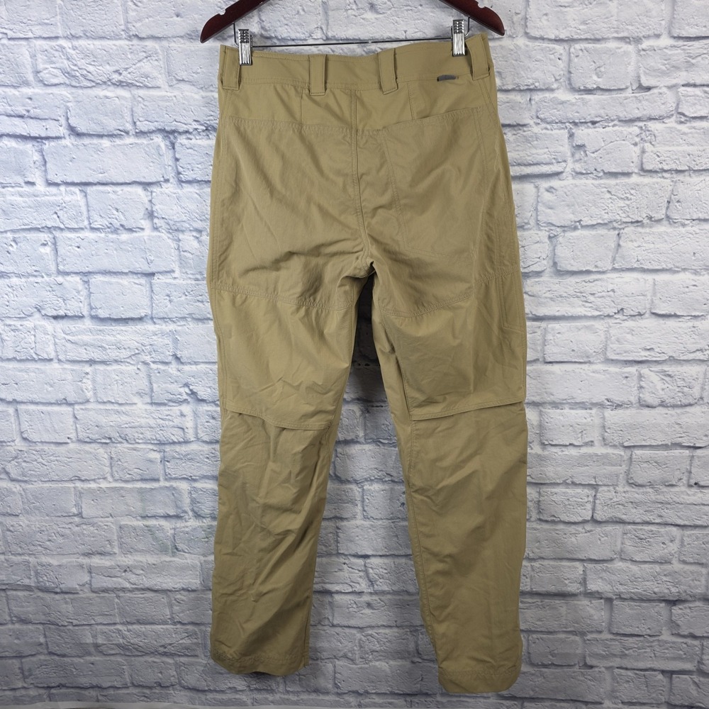 REI Co-Op Screenline Men Khaki Belt Chino Hiking Outdoor Traveler Pants Sz 32X31 - Picture 3 of 12